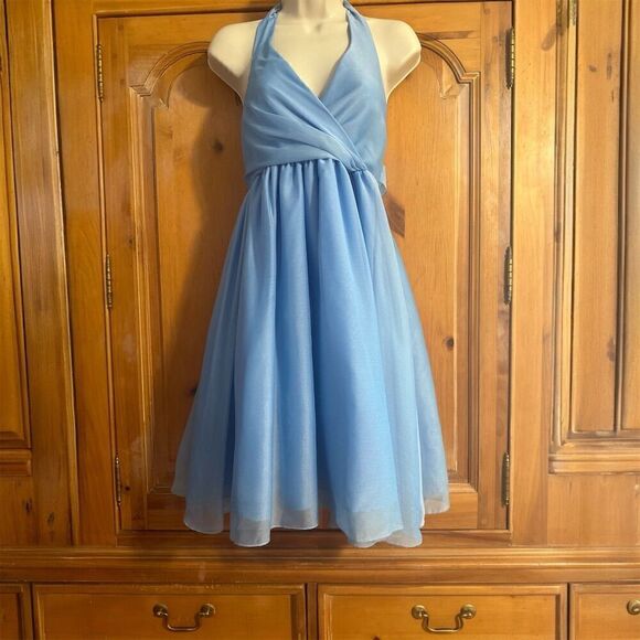 Cinderella Couture USA Dresses & Skirts - Cinderella Couture USA Blue Tulle Midi Dress Girls Size 10